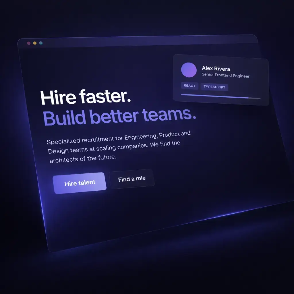 Business website redesign – clear structure and faster loading