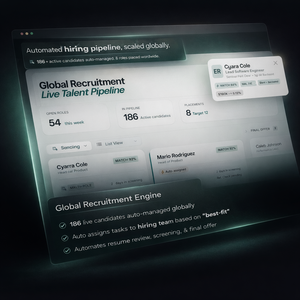 Custom built CRM and internal tool – tailored solution