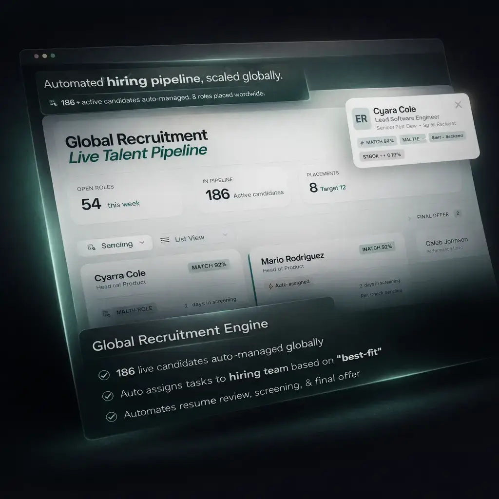 structured recruiter operations